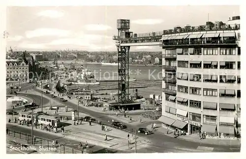 AK / Ansichtskarte Stockholm Slussen Stockholm