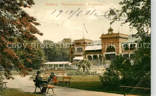 AK / Ansichtskarte Goeteborg Konsertsalongen i Traedgarden Goeteborg