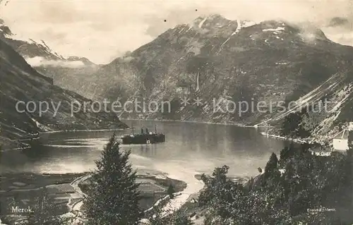 AK / Ansichtskarte Merok_Sverige Fjord 