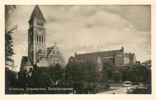 AK / Ansichtskarte Goeteborg Vasakyrkan Latinlaeroperket Goeteborg