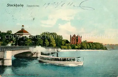 AK / Ansichtskarte Stockholm Skeppsholmen Stockholm