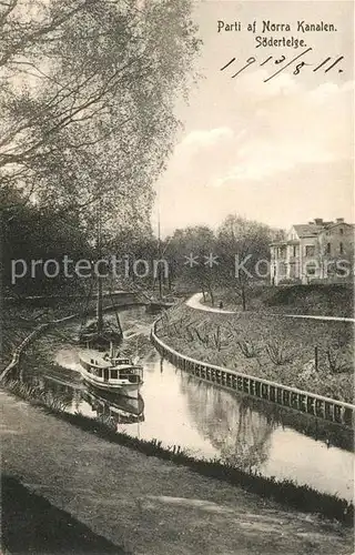 AK / Ansichtskarte Soedertelge Parti af Norra Kanalen  Soedertelge