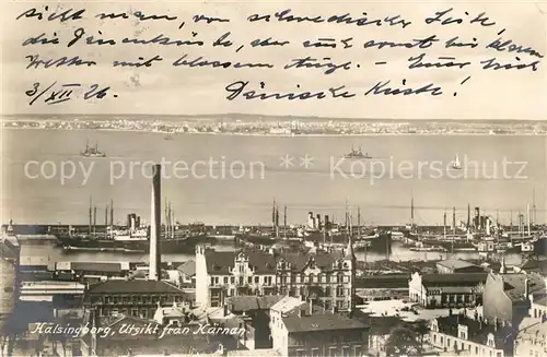 AK / Ansichtskarte Haelsingborg Utsikt fran Kaernan Haelsingborg