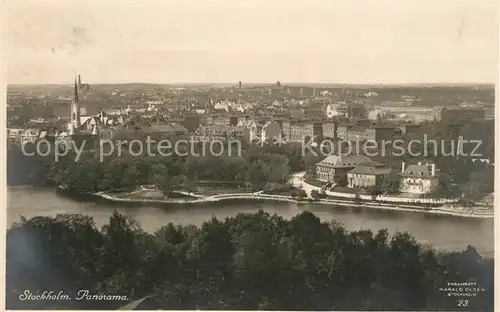 AK / Ansichtskarte Stockholm Panorama Stockholm