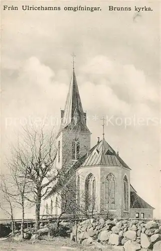 AK / Ansichtskarte Ulricehamn Brunns kyrka Ulricehamn