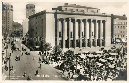 AK / Ansichtskarte Stockholm Konserthuset Stockholm