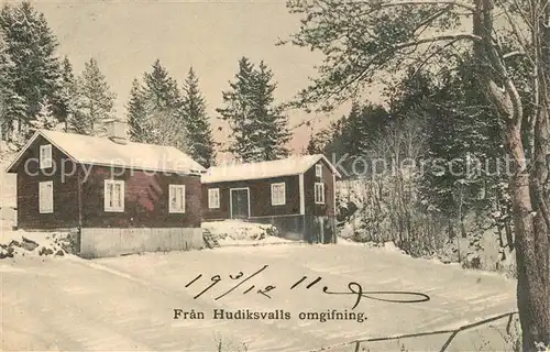 AK / Ansichtskarte Hudiksvall Fran Hudiksvall omgifning Hudiksvall