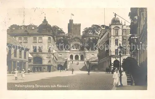 AK / Ansichtskarte Haelsingborg Terrassen och Kaernan Haelsingborg