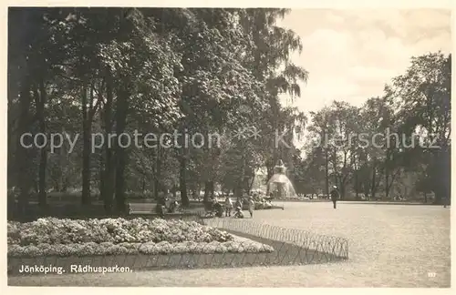 AK / Ansichtskarte Joenkoeping Radhusparken Joenkoeping