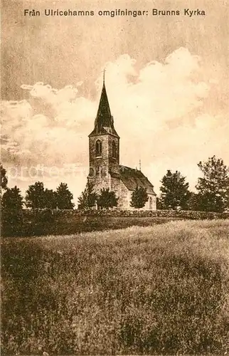 AK / Ansichtskarte Ulricehamn Brunns Kyrka Ulricehamn