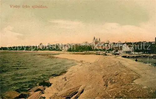 AK / Ansichtskarte Visby fran sjoesidan Visby