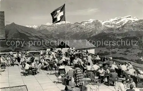 AK / Ansichtskarte Leysin Terrasse de la Berneuse Le Pic Chaussy et les Diablerets Leysin