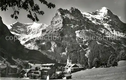 AK / Ansichtskarte Grindelwald Fiescherhoerner Hoernli Eiger Grindelwald