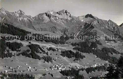 AK / Ansichtskarte Ausserschwand_Adelboden Niesenkette Ausserschwand Adelboden