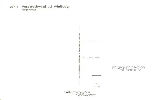 AK / Ansichtskarte Ausserschwand_Adelboden Niesenkette Ausserschwand Adelboden