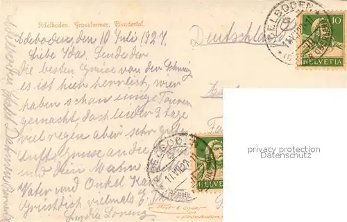 AK / Ansichtskarte Adelboden Grosslonner Bundertal Adelboden