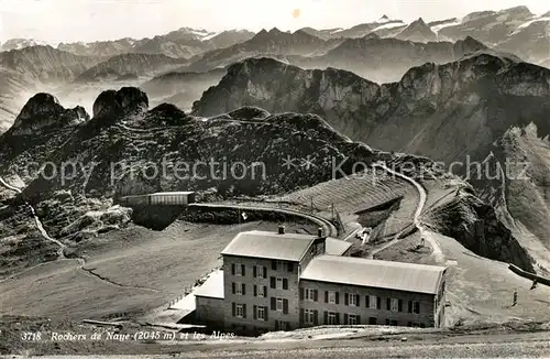 AK / Ansichtskarte Rochers_de_Naye et les Alpes Rochers_de_Naye