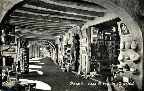 AK / Ansichtskarte Morcote_Lago_di_Lugano I Portici Morcote_Lago_di_Lugano