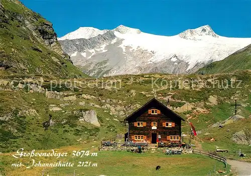 AK / Ansichtskarte Grossvenediger Johannishuette Grossvenediger