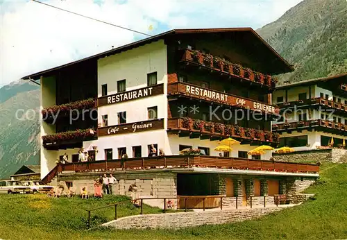 AK / Ansichtskarte Soelden_oetztal Alpengasthof Gruener Soelden oetztal