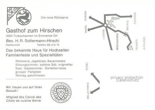 AK / Ansichtskarte Trubschachen Gasthof zum Hirschen  Trubschachen