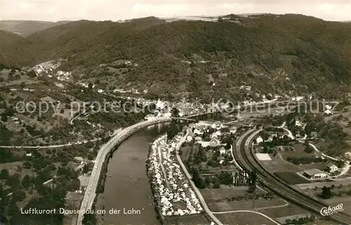 AK / Ansichtskarte Dausenau Fliegeraufnahme Dausenau