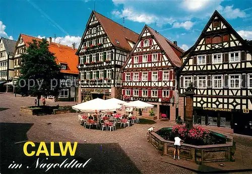 AK / Ansichtskarte Calw Marktplatz Calw