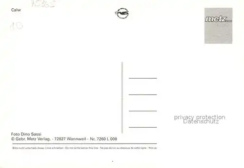 AK / Ansichtskarte Calw Marktplatz Calw