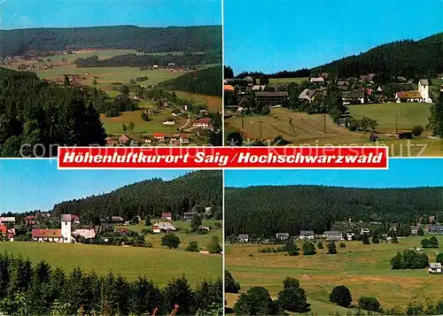 AK / Ansichtskarte Saig_Schwarzwald  Saig Schwarzwald