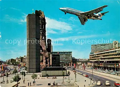 AK / Ansichtskarte Berlin Charlottenburg Kurfuestendamm Gedaechtniskirche Bahnhof Zoo Berlin