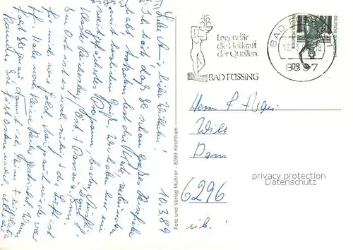 AK / Ansichtskarte Safferstetten Kirche  Safferstetten