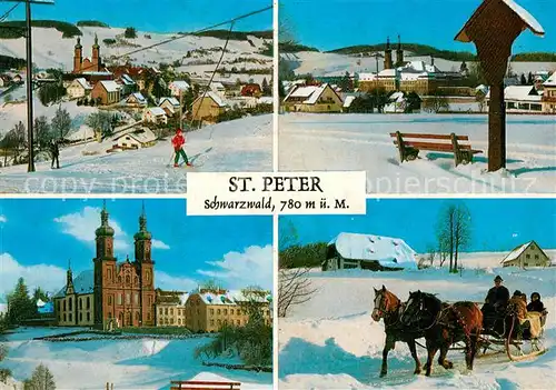 AK / Ansichtskarte St_Peter_Schwarzwald Sesselbahn St_Peter_Schwarzwald