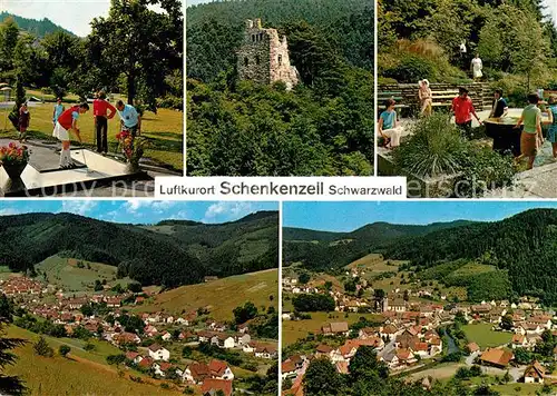 AK / Ansichtskarte Schenkenzell Minigolf Burgruine Schenkenzell