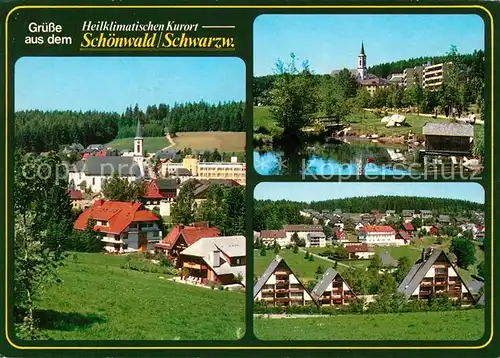 AK / Ansichtskarte Schoenwald_Schwarzwald  Schoenwald Schwarzwald
