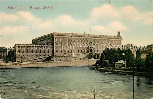 AK / Ansichtskarte Stockholm Kungl. Slottet Stockholm
