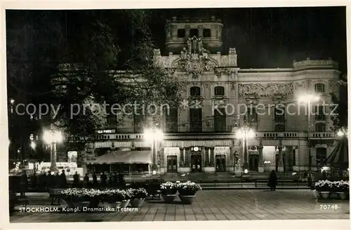 AK / Ansichtskarte Stockholm Dramatiska Teatern Stockholm