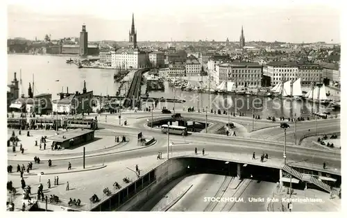 AK / Ansichtskarte Stockholm Utsikt fran Katarinahissen Stockholm