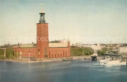 AK / Ansichtskarte Stockholm Stadshuset Stockholm