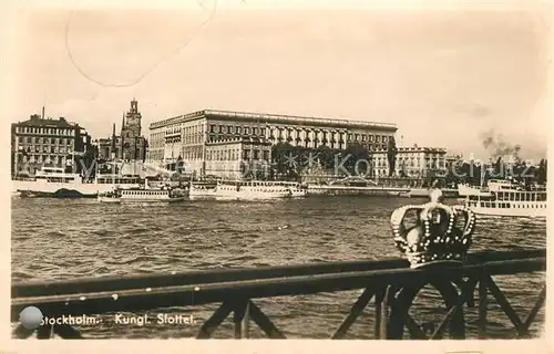 AK / Ansichtskarte Stockholm Kungl. Slottet Stockholm