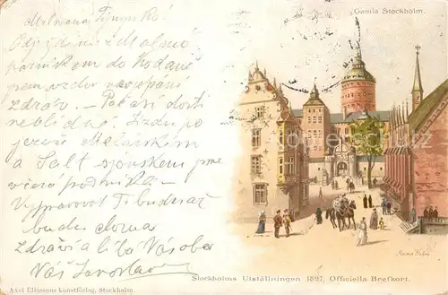 AK / Ansichtskarte Stockholm Utstaellningen  Stockholm
