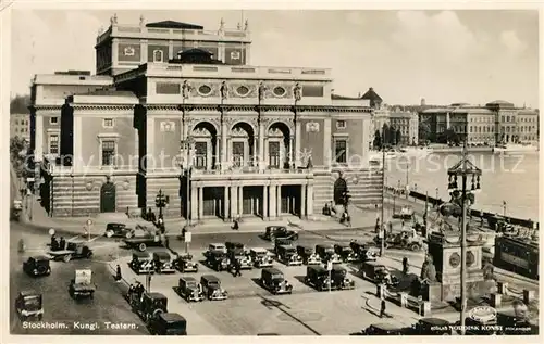 AK / Ansichtskarte Stockholm Kungl. Teatern Stockholm