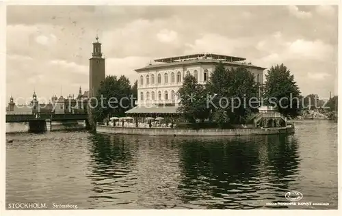 AK / Ansichtskarte Stockholm Stroemsborg Stockholm