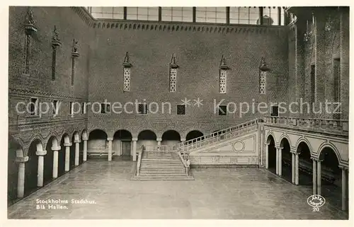 AK / Ansichtskarte Stockholm Stadshus Bla Hallen Stockholm