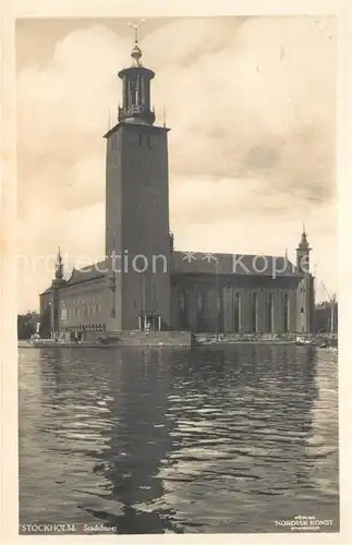 AK / Ansichtskarte Stockholm Stadshuset Stockholm