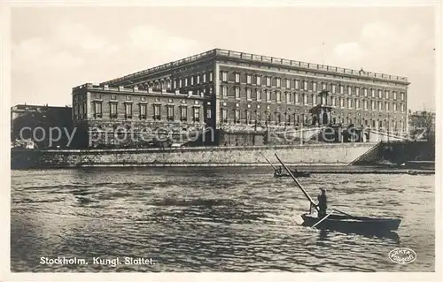AK / Ansichtskarte Stockholm Slottet Stockholm