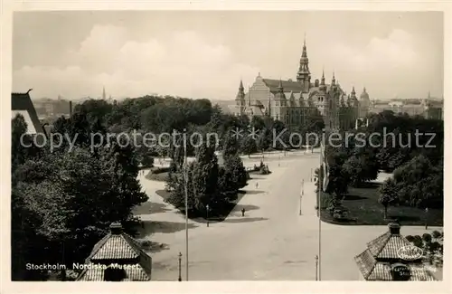 AK / Ansichtskarte Stockholm Nordiska Museet Stockholm