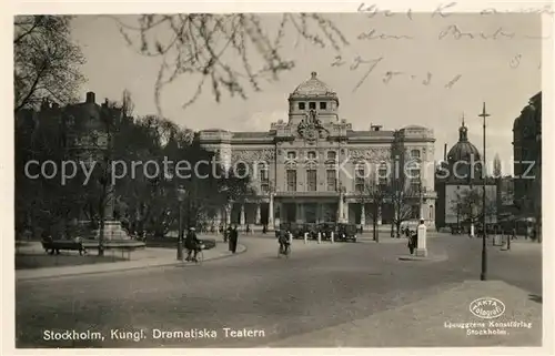 AK / Ansichtskarte Stockholm Dramtiska Teatern Stockholm