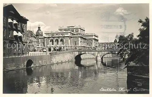 AK / Ansichtskarte Stockholm Kungl. Operan Stockholm