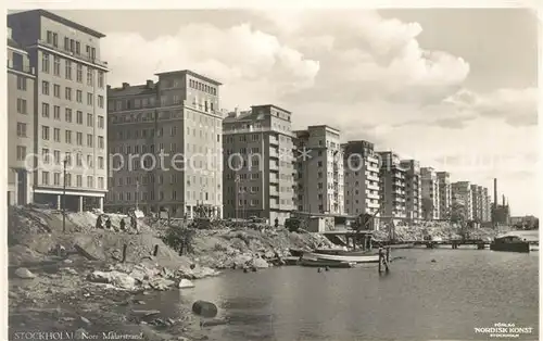 AK / Ansichtskarte Stockholm Norr Maelarstrand Stockholm