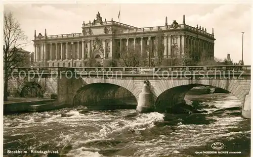 AK / Ansichtskarte Stockholm Riksdagshuset Stockholm